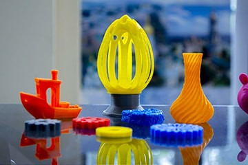 قطعات پرینت شده با فیلامنت PETG