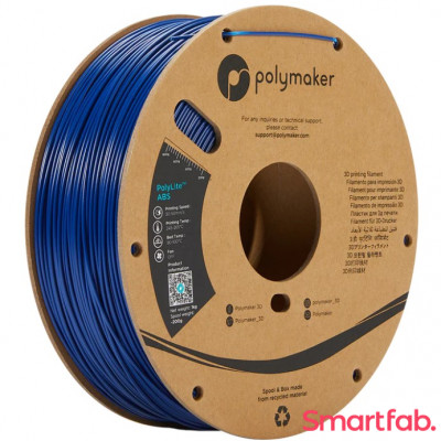 فیلامنت PolyLite ABS رنگ آبی برند پلی میکر قطر 1.75 میلیمتر وزن 1 کیلوگرم