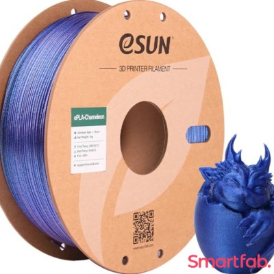 فیلامنت PLA-Chameleon چند رنگ آبی کهکشانی برند ایسان قطر 1.75 میلیمتر