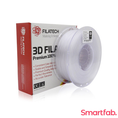 فیلامنت PETG رنگ طبیعی شفاف برند فیلاتک وزن 1 کیلوگرم قطر 1.75 میلیمتر