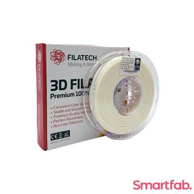فیلامنت FilaTough رنگ سفید طبیعی برند فیلاتک وزن 0.5 کیلوگرم قطر 1.75 میلیمتر