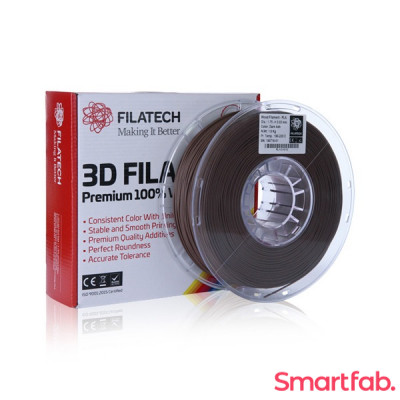 فیلامنت Wood-PLA رنگ خاکستری تیره برند فیلاتک وزن 1 کیلوگرم قطر 1.75 میلیمتر