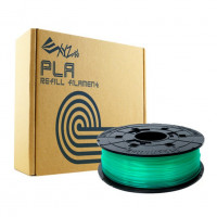  فیلامنت PLA رنگ سبز شفاف بدون کارتریج برند XYZ وزن 600 گرم قطر 1.75 میلیمتر