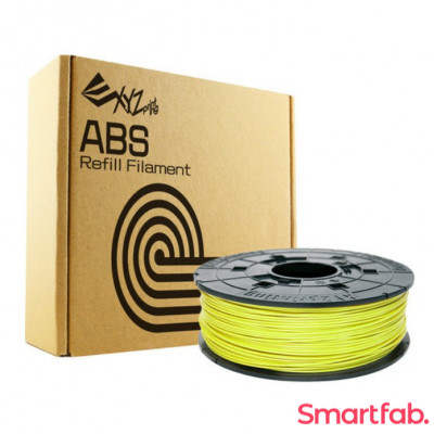  فیلامنت ABS رنگ زرد بدون کارتریج برند XYZ وزن 600 گرم قطر 1.75 میلیمتر
