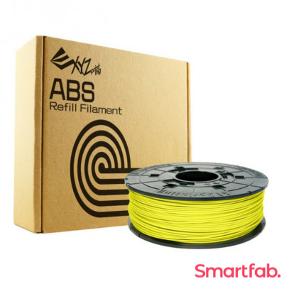  فیلامنت ABS رنگ زرد نئون بدون کارتریج برند XYZ وزن 600 گرم قطر 1.75 میلیمتر