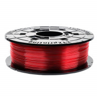  فیلامنت PETG رنگ قرمز شفاف بدون کارتریج برند XYZ وزن 600 گرم قطر 1.75 میلیمتر