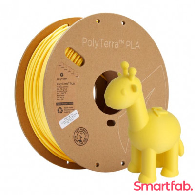 فیلامنت PolyTerra PLA مات رنگ زرد ساوانا برند پلی میکر قطر 2.85 میلیمتر وزن 1 کیلوگرم